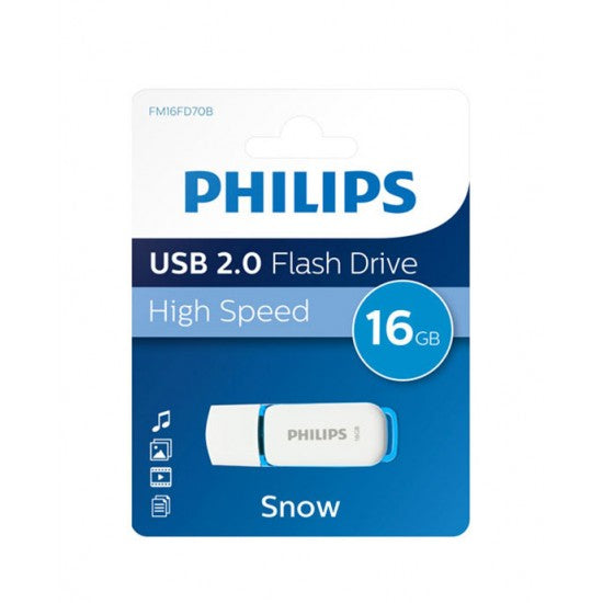 Philips USB 2.0 16GB Snow Edition Blue