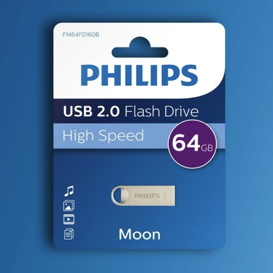 Philips USB 2.0 64GB Moon Edition