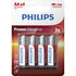 Philips AA Αλκαλικές Μπαταρίες Υψηλής Απόδοσης 1.5V 4pcs