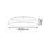 ΛΕΥΚΟ ΣΤΡΟΓΓΥΛΟ Φ/Σ LED ΜΕ ΑΙΣΘΗΤΗΡΑ ΚΙΝ. 24W 2400Lm CCT(3000/4000/6500K) Φ280mm 120° 230V IP54 Ra80 - ledmania.gr