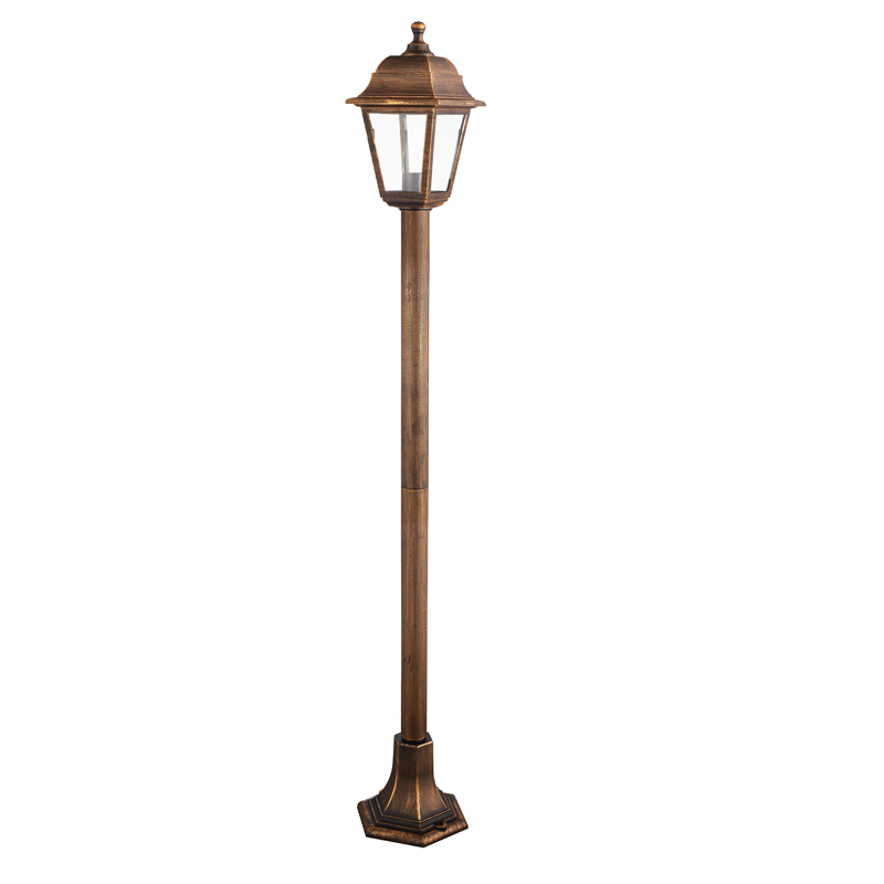 4S PLASTIC FLOOR GARDEN RUST LUMINAIRE 100CM E27 IP44 - ledmania.gr