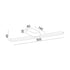 ^ΕΠΙΤΟΙΧΟ Φ/Σ LED 16W 4000K 1040LM ΛΕΥΚΟ ΜΕΤ/ΚΟ IP44 50Χ12Χ4CM PHOEBE - ledmania.gr