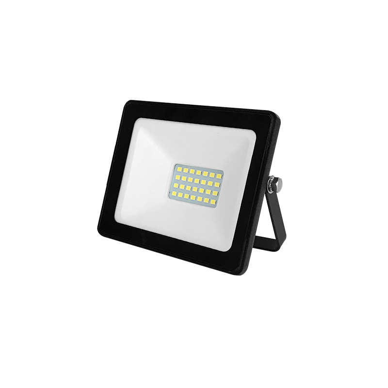 BLACK LED SMD FLOOD LUMINAIRE IP66 20W GREEN 230V - ledmania.gr