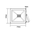 WHITE LED SMD FLOOD LUMINAIRE IP66 50W 3000K 4000Lm 230V RA80 - ledmania.gr