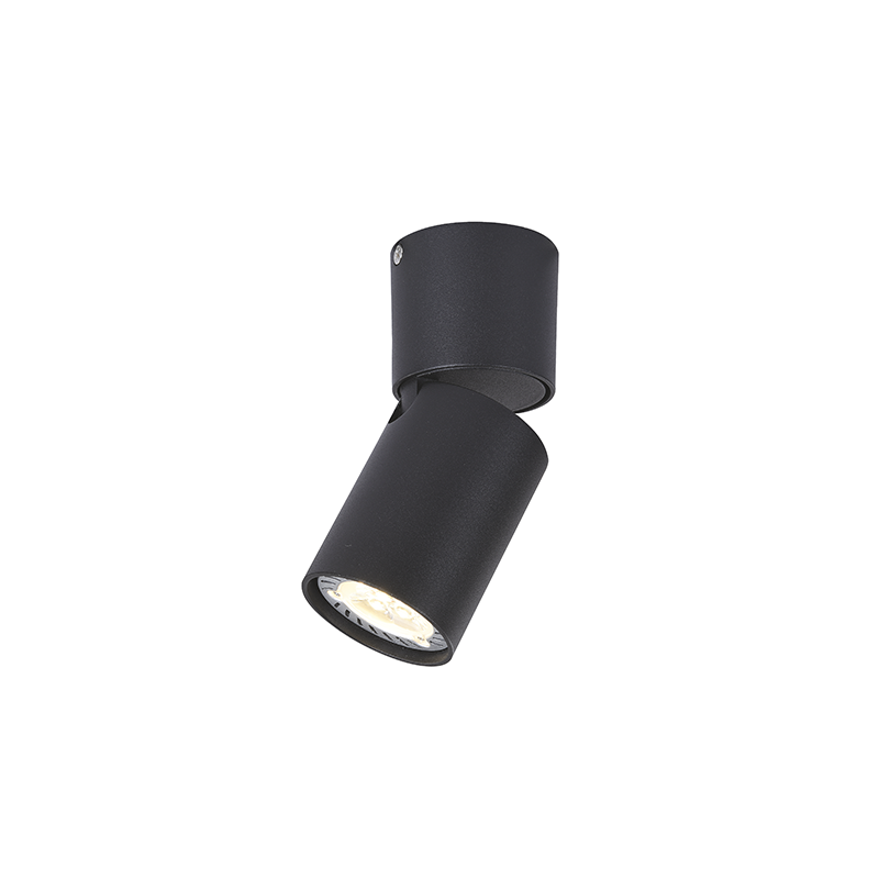 ^ΕΠΙΤΟΙΧΟ Φ/Σ 1XGU10 ΜΑΥΡΟ ΑΛΟΥΜΙΝΙΟ D5,5XH13CM ELITIS - ledmania.gr