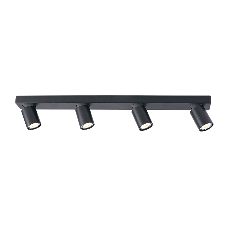 ^ΕΠΙΤΟΙΧΟ Φ/Σ 4XGU10 ΜΑΥΡΟ ΑΛΟΥΜΙΝΙΟ 76Χ7Χ11CM ELITIS - ledmania.gr