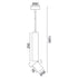 ^ΚΡΕΜΑΣΤΟ Φ/Σ 1XGU10 BABEL ΜΑΥΡΟ ΜΕΤ/ΚΟ IP20 D5,6XD8XH140CM - ledmania.gr