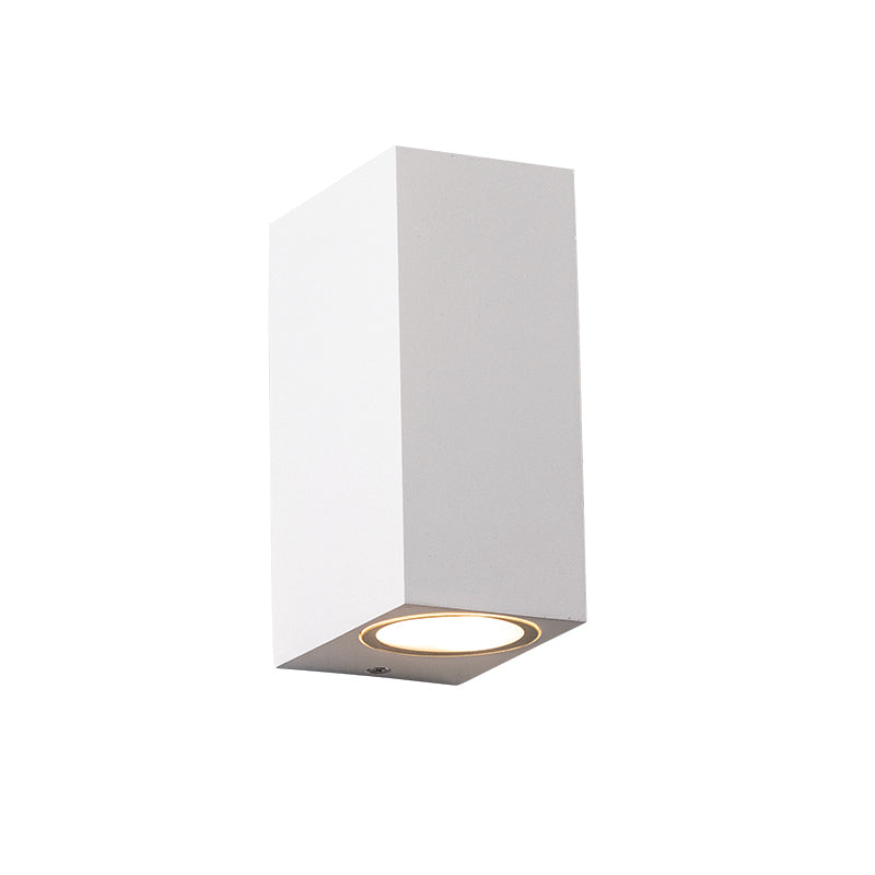 GU10 WALL LUMINAIRE PLASTIC 230V AC WHITE IP65 MAX.2X3W LED