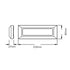LED WALL RECTANGLE LUMINAIRE DARK GREY 230V AC IP65 4W 3000K 290LM RA80 - ledmania.gr