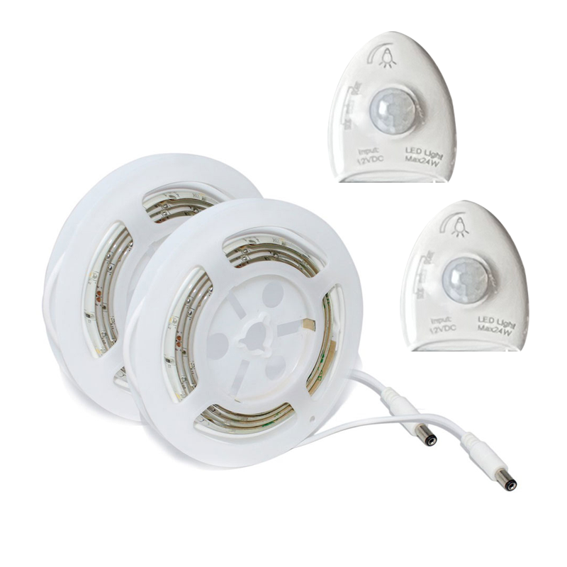 LED DIMMABLE KIT ME SMD ΤΑΙΝΙΑ 2X1.2M 2X5.8W 2X570LM IP65 NANO 3000K ΜΕ 2 ΑΙΣΘΗΤΗΡΕΣ & 12V DC DRIVER