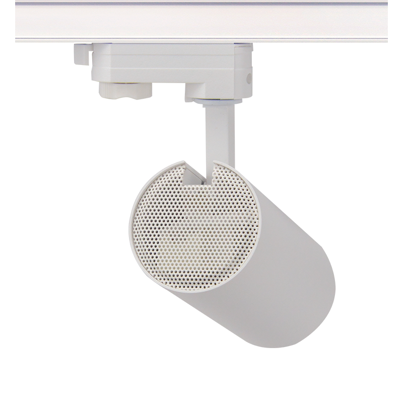 SAND WHITE LED TRACK LUMINAIRE 27W 4000K 3-PHASE 36° 3150LM 230V AC Ra80 Φ74*170MM 5YRS - ledmania.gr