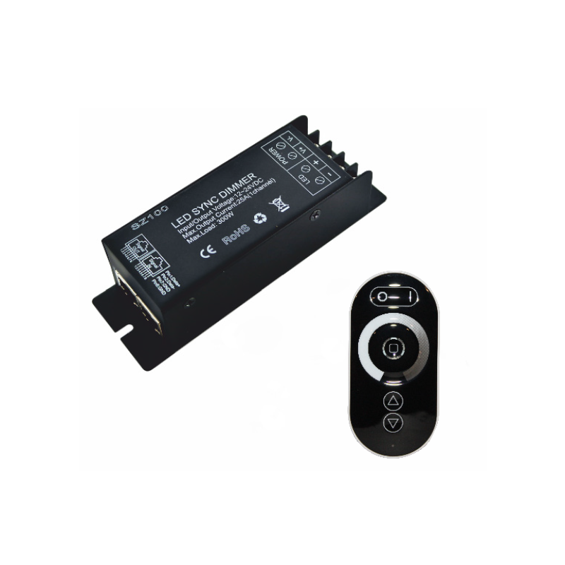 POWER LED DIMMER 25A 300W/12V 600W/24V & RF TOUCH REMOTE - ledmania.gr