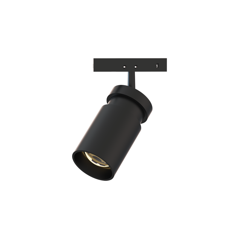 ΜΙΝΙ ΜΑΥΡΟ ZOOMABLE ΜΑΓΝΗΤΙΚΟ ΣΠΟΤ 24V DC 5W 4000K 500LM max. 20-60° RA90 5YRS Φ35,4*55(81)ΜΜ - ledmania.gr