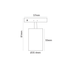 ΜΙΝΙ ΜΑΥΡΟ ZOOMABLE ΜΑΓΝΗΤΙΚΟ ΣΠΟΤ 24V DC 5W 4000K 500LM max. 20-60° RA90 5YRS Φ35,4*55(81)ΜΜ - ledmania.gr