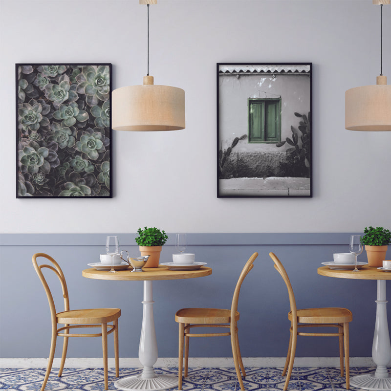 ^ΚΡΕΜΑΣΤΟ Φ/Σ 1ΧΕ27 CHIOS ΚΡΕΜ ΥΦΑΣΜΑ+ΞΥΛΟ D45XH140CM - ledmania.gr