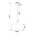 ^ΚΡΕΜΑΣΤΟ Φ/Σ 1ΧΕ27 CHIOS ΚΡΕΜ ΥΦΑΣΜΑ+ΞΥΛΟ D45XH140CM - ledmania.gr