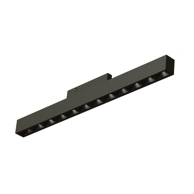 ΜΙΝΙ ΜΑΥΡΟ ΜΑΓΝΗΤΙΚΟ ΦΩΤΙΣΤΙΚΟ 24V DC 10W 3000K 490LM 36° RA90 5YRS L196ΜΜ - ledmania.gr