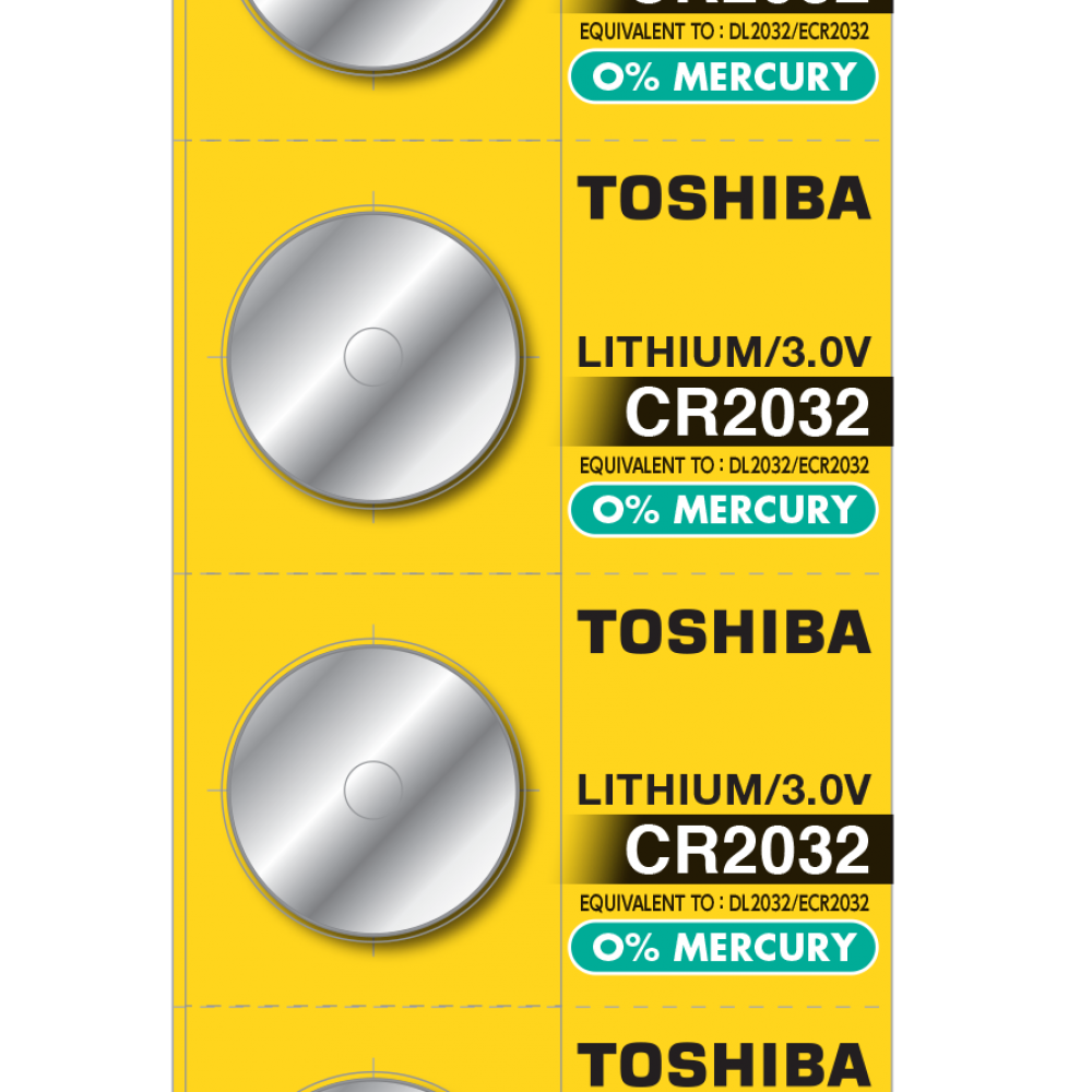 Toshiba Lithium Coin CR2032 5BL