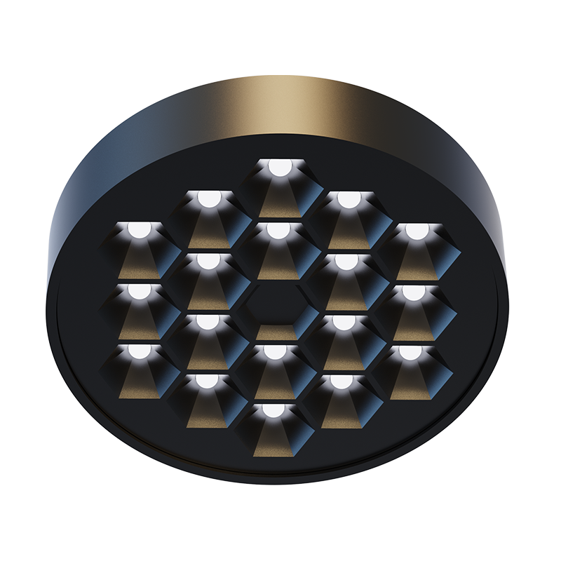 ΜΙΝΙ ΜΑΥΡΟ ΜΑΓΝΗΤΙΚΟ ΣΠΟΤ 24V DC 10W 4000K 690LM 50° RA90 5YRS Φ97*32ΜΜ - ledmania.gr