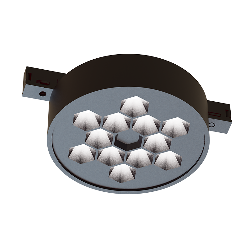 ΜΙΝΙ ΜΑΥΡΟ ΜΑΓΝΗΤΙΚΟ ΣΠΟΤ 24V DC 5W 4000K 300LM 50° RA90 5YRS Φ71*32ΜΜ - ledmania.gr