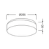 ΠΛΑΦΟΝΙΕΡΑ ΛΕΥΚΟ ΓΥΑΛΙ 2x40W Φ25 PARFAIT - ledmania.gr
