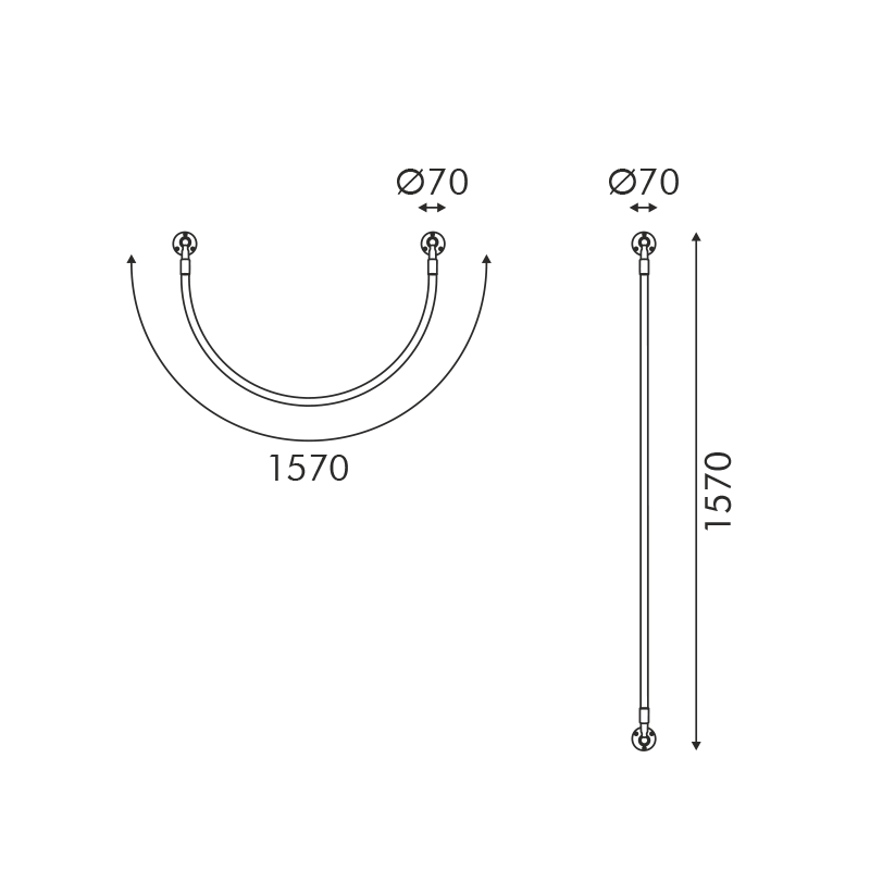 Φ/Σ ΤΟΙΧΟΥ LED 16W 3000K 980LM MALPO ΜΕΤΑΛΛΙΚΟ + ΣΙΛΙΚΟΝΗ IP20 D4*H160 - ledmania.gr