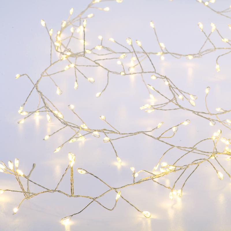 50 CLUSTER LED ΛΑΜΠΑΚ ΣΕΙΡΑ ΘΕΡΜΟ ΛΕΥΚΟ ΑΣΗΜΙ ΚΑΛΩΔ ΧΑΛΚΟΥ & ΜΠΑΤΑΡ 3xAA IP20 2.5m+30cm 3W - ledmania.gr