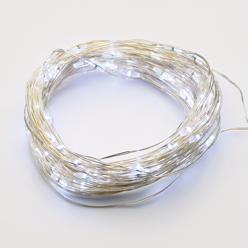 200 CW SOLAR LEDS, ΛΑΜΠΑΚΙΑ ΣΕΙΡΑ, ΜΠΑΤ., ΦΒ ΠΑΝΕΛ & 8 ΠΡΟΓΡΑΜ., ΑΣΗΜΙ ΚΑΛ. ΧΑΛΚ., IP44, 20m+2m - ledmania.gr