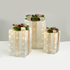 ^ SET WHITE&SILVER GIFT BOX,CHAMPAGN GOLD BOW 90(20+30+40) WW MINILED ΜΠΑΤ.3*3ΑΑ IP20 30,36,41CM - ledmania.gr