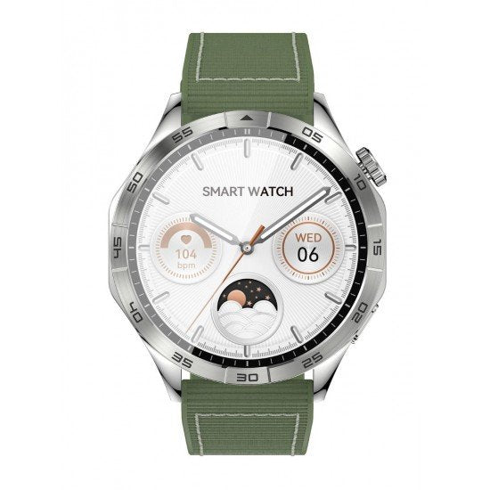 XO Watch4 AMOLED Smart Αθλητικό Ρολόι Κλήσεων Πράσινο