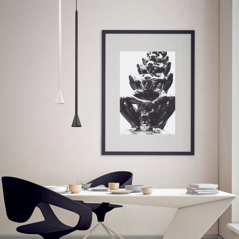^ΚΡΕΜΑΣΤΟ Φ/Σ 1ΧGU10 CLOUZOT ΛΕΥΚΟ ΜΕΤ/ΚΟ IP20 D7,5XD10XH190CM - ledmania.gr