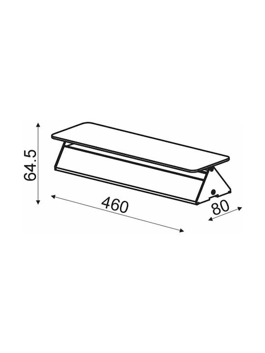 ΕΠΙΤΟΙΧΟ Φ/Σ LED 15W 3000K ΑΛΟΥΜΙΝΙΟ ΧΡΥΣΟ 46X8X5,5CM