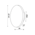 ΕΠΙΤ Φ/Σ LED 5W 3000Κ ΑΝΤΙΚΕ ΟΡΕΙΧΑΛΚΟ MDF ΚΥΚΛΟΣ Φ14ΧΗ3,6CM ECLIPSE - ledmania.gr