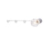 NETTO ΕΠΙΤΟΙΧΟ Φ/Σ 1ΧΕ27 ΛΕΥΚΟ ΜΕΤΑΛΛΙΚΟ 66Χ7Χ8CM VALENTINO - ledmania.gr