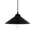 GLOBOSTAR® FONTE 203-0080 Μοντέρνο Κρεμαστό Φωτιστικό Οροφής με Ντουί 1 x E27 AC 220-240V IP20 - Μαύρο - Μ30 x Π30 x Υ15cm - ledmania.gr