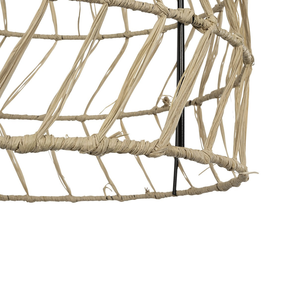 GLOBOSTAR® NETI 205-0025 Boho Κρεμαστό Φωτιστικό Οροφής με Ντουί 1 x E27 AC 220-240V IP20 - Μπεζ - M35 x Π35 x Υ63cm - ledmania.gr