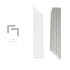GLOBOSTAR® ALP-CORNER-SIDE90 BRIGHTRAIL 61779 Επιφανειακό / Κρεμαστό Προφίλ Αλουμινίου Γωνία με Λευκό Γαλακτερό Πατητό Κάλυμμα για Ταινίες LED IP20 - Γκρι Ανθρακί Ματ - Μ30 x Π5 x Υ7.5cm - ledmania.gr