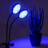 GLOBOSTAR® GROWME 79650 Φωτιστικό Ανάπτυξης Φυτών με Ενσωματωμένο Χειριστήριο LED 10W 300lm 120° DC 5V με USB 2.0 IP20 Πολύχρωμο Πλήρους Φάσματος Κόκκινο 660nm & Μπλε 450nm & UVIR 730nm Dimmable - Sanan SMD Chip - Μαύρο - Μ10 x Π30 x Υ36cm - 2 Χρόνια Ε... - ledmania.gr