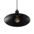 GLOBOSTAR® FERRO 203-0084 Μοντέρνο Κρεμαστό Φωτιστικό Οροφής με Ντουί 1 x E27 AC 220-240V IP20 - Μαύρο - Μ30 x Π30 x Υ15cm - ledmania.gr