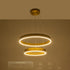kelvo® VENOM 61187-DECO Μοντέρνο Κρεμαστό Φωτιστικό Οροφής LED 75W 8818lm 120° AC 220-240V IP20 Ρυθμιζόμενο Λευκό CCT με Χειριστήριο από 2700K έως 6000K Dimmable - Lumileds SMD Chip - Χρυσό Βούρτσας - Μ60 x Π60 x Υ40cm - 3 Χρόνια Εγγύηση - ledmania.gr