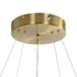 kelvo® VENOM 61187-DECO Μοντέρνο Κρεμαστό Φωτιστικό Οροφής LED 75W 8818lm 120° AC 220-240V IP20 Ρυθμιζόμενο Λευκό CCT με Χειριστήριο από 2700K έως 6000K Dimmable - Lumileds SMD Chip - Χρυσό Βούρτσας - Μ60 x Π60 x Υ40cm - 3 Χρόνια Εγγύηση - ledmania.gr
