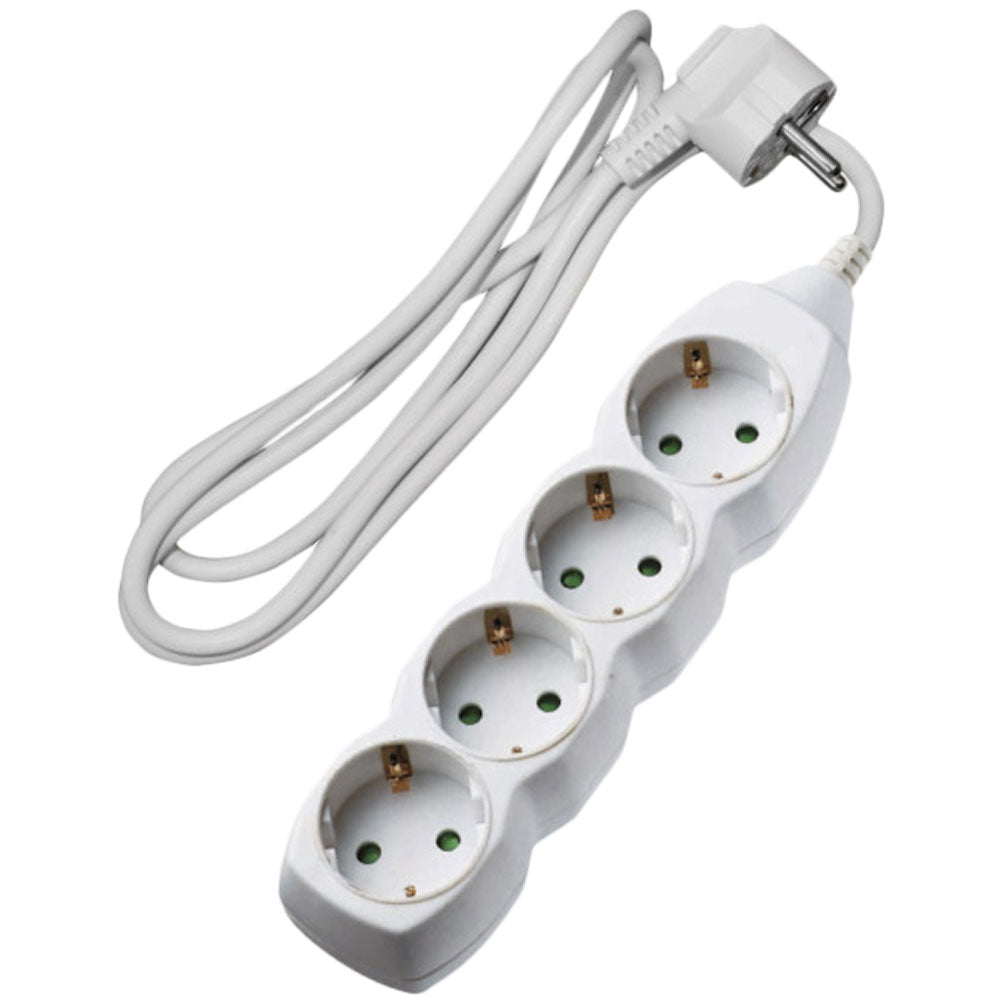 Πολύπριζο 4 Θέσεων Με Καλώδιο - ledmania.gr