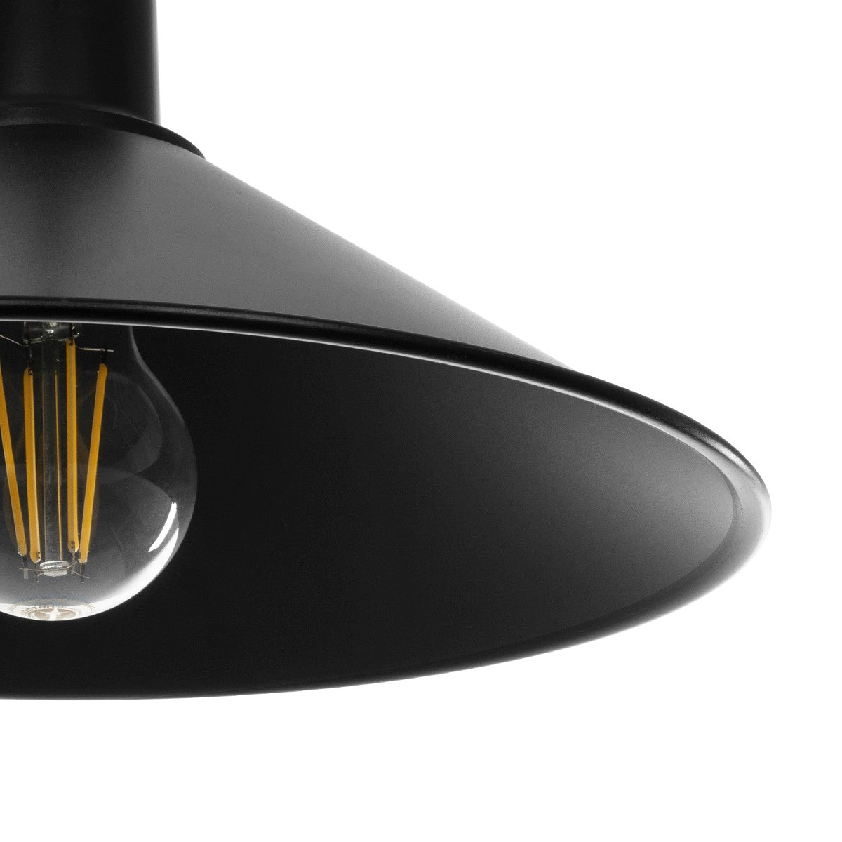 GLOBOSTAR® FERRO 203-0084 Μοντέρνο Κρεμαστό Φωτιστικό Οροφής με Ντουί 1 x E27 AC 220-240V IP20 - Μαύρο - Μ30 x Π30 x Υ15cm - ledmania.gr