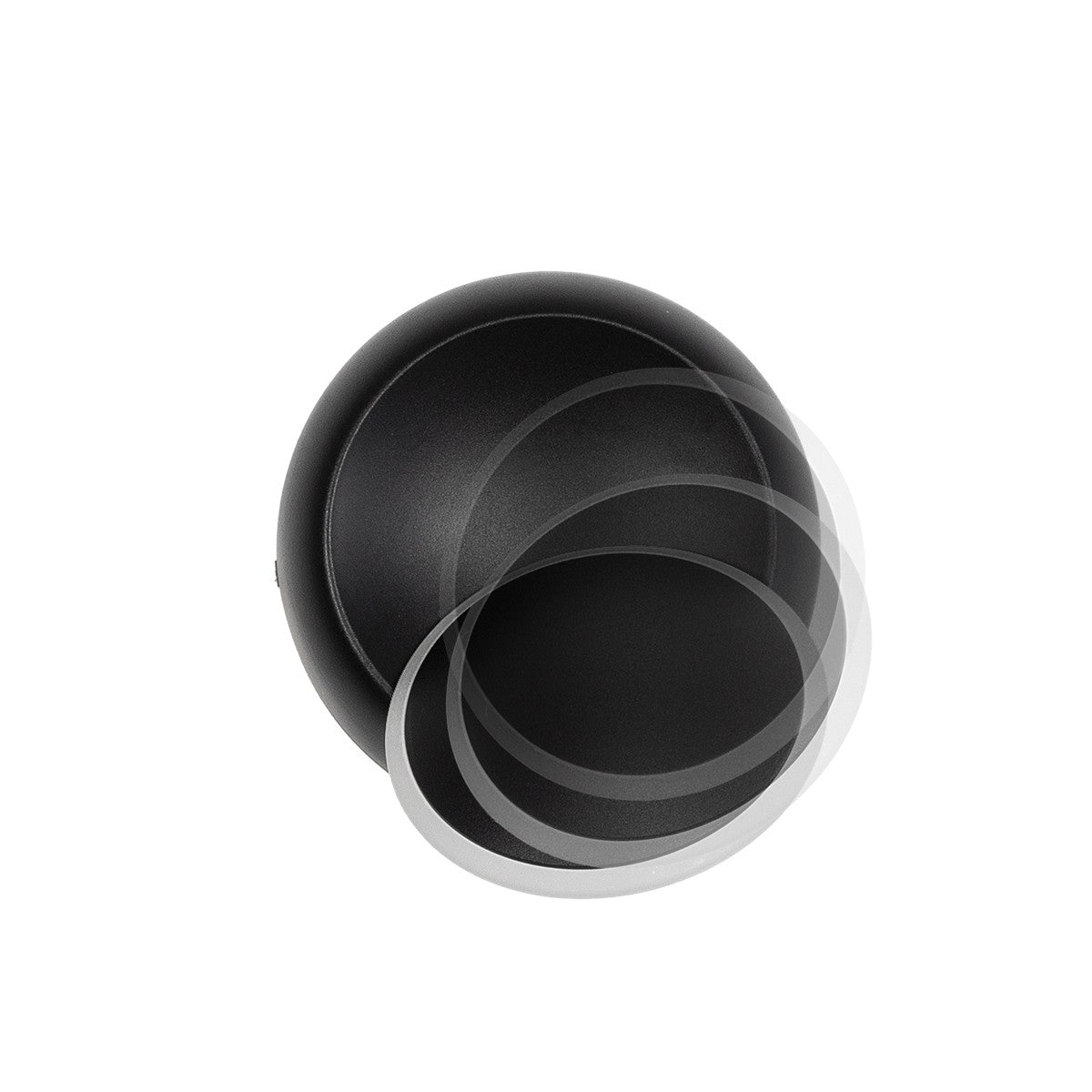 GLOBOSTAR® TSUKI 60675 Μοντέρνο Φωτιστικό Τοίχου - Απλίκα LED 5W 625lm 180° AC 220-240V Αδιάβροχο IP65 Θερμό Λευκό 2700K - Bridgelux COB Chip & TÜV SÜD Driver - Μαύρο Ματ - Μ14 x Π8.5 x Υ14cm - 5 Χρόνια Εγγύηση - ledmania.gr