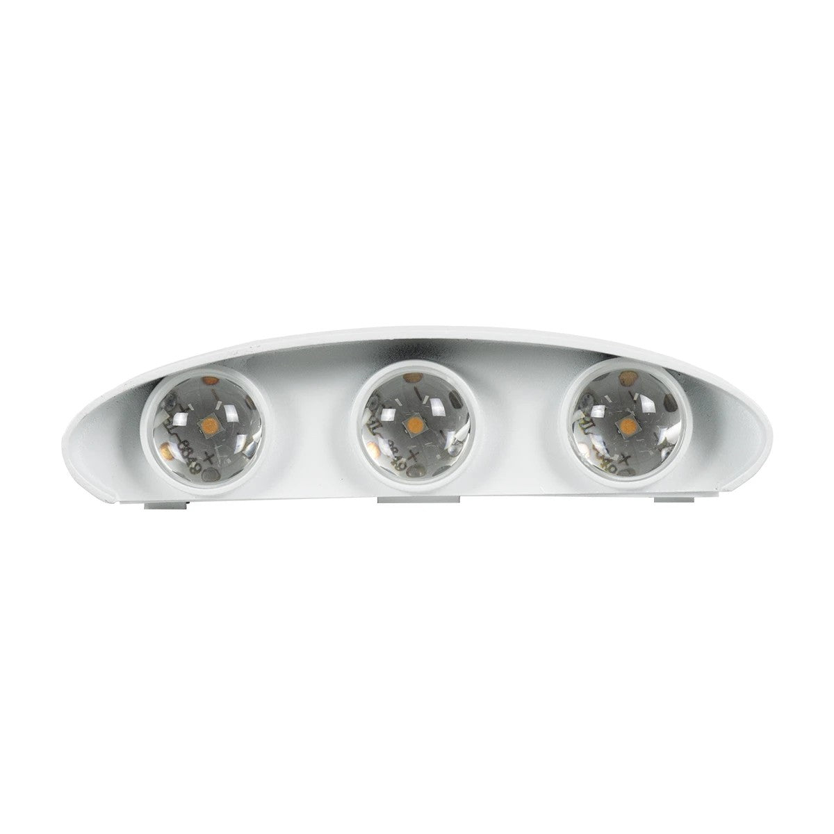 kelvo® SIXOAD KLV-101-0011 Φωτιστικό Τοίχου / Απλίκα LED 18W 1980lm 30° AC 220-240V Αδιάβροχο IP65 Φυσικό Λευκό 4500K - CREE XPE Chip & TÜV SÜD Driver - Λευκό Ματ - Μ17 x Π4 x Υ8cm - 5 Χρόνια Εγγύηση