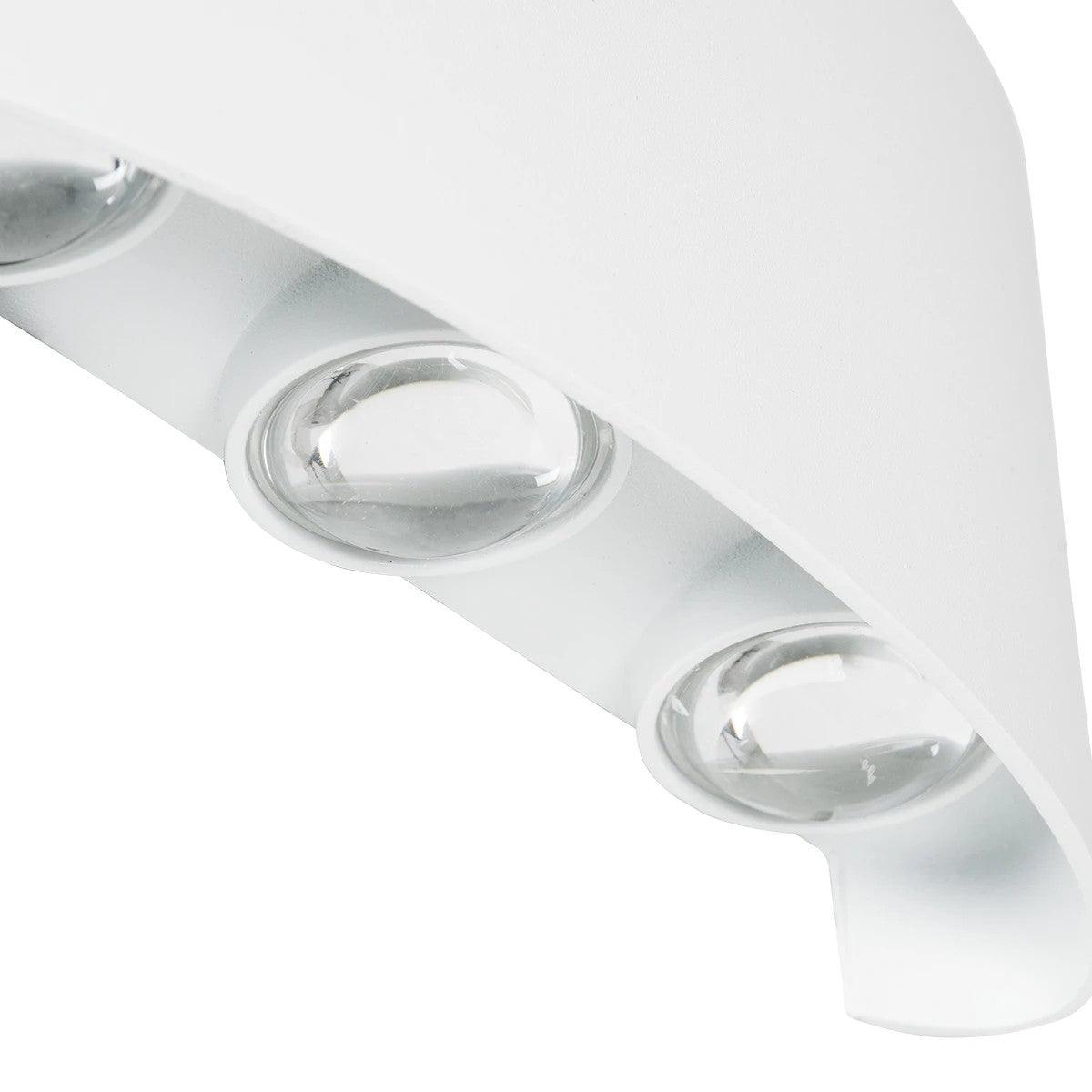 kelvo® SIXOAD KLV-101-0011 Φωτιστικό Τοίχου / Απλίκα LED 18W 1980lm 30° AC 220-240V Αδιάβροχο IP65 Φυσικό Λευκό 4500K - CREE XPE Chip & TÜV SÜD Driver - Λευκό Ματ - Μ17 x Π4 x Υ8cm - 5 Χρόνια Εγγύηση