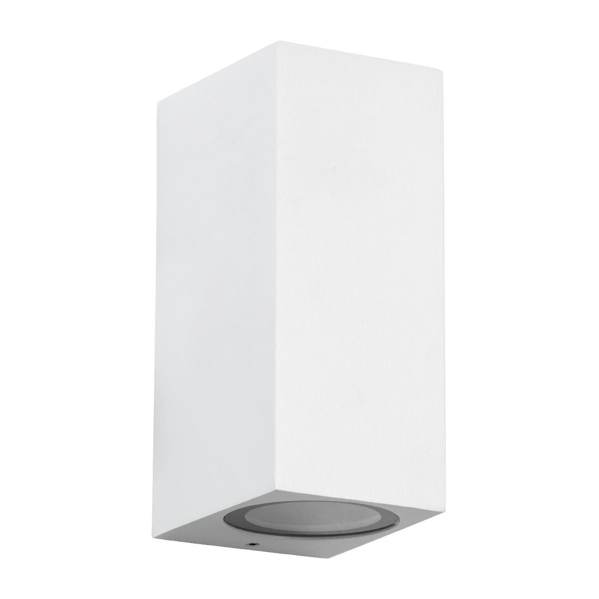 kelvo® BURANO KLV-101-0023 Φωτιστικό Τοίχου / Απλίκα για 2 Λάμπες MR16 με Ντουί GU10 AC 220-240V Αδιάβροχο IP65 - Λευκό Ματ - Μ8 x Π8 x Υ15cm