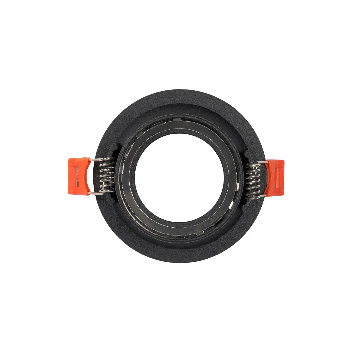 kelvo® DELTA KLV-101-0032 Χωνευτό Φωτιστικό Downlight Σποτ για Λάμπα MR16 με Ντουί GU10 AC 220-240V IP20 - Μαύρο Ματ - Μ8.5 x Π8.5 x Υ3.5cm / Q7.5cm