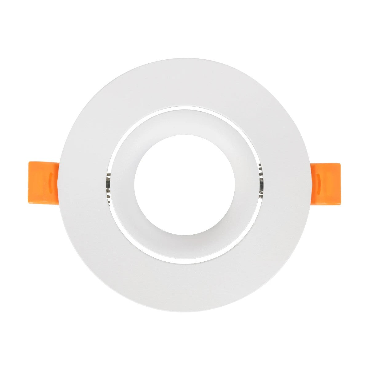 kelvo® OMEGA KLV-101-0037 Χωνευτό Κινούμενο Φωτιστικό Downlight Σποτ για Λάμπα MR16 με Ντουί GU10 AC 220-240V IP20 - Λευκό Ματ - Μ10.5 x Π10.5 x Υ2.2cm / Q7.5cm