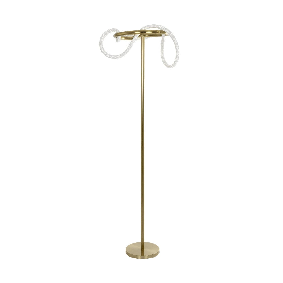 kelvo® GLOW KLV-101-0174 Επιδαπέδιο Φωτιστικό LED 30W 3000lm 360° AC 220-240V IP20 Ρυθμιζόμενο Λευκό CCT με Αφή 2700K/4500K/6000K Dimmable - Lumileds SMD Chip - Χρυσό Πλατίνα - Μ45 x Π45 x Υ160cm - 3 Χρόνια Εγγύηση